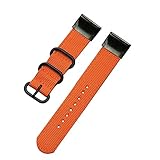MURVE 22 x 26 mm, schnell anzubringendes Nylon-Uhrenarmband für Garmin Fenix 6X 6 Pro Smartwatch...