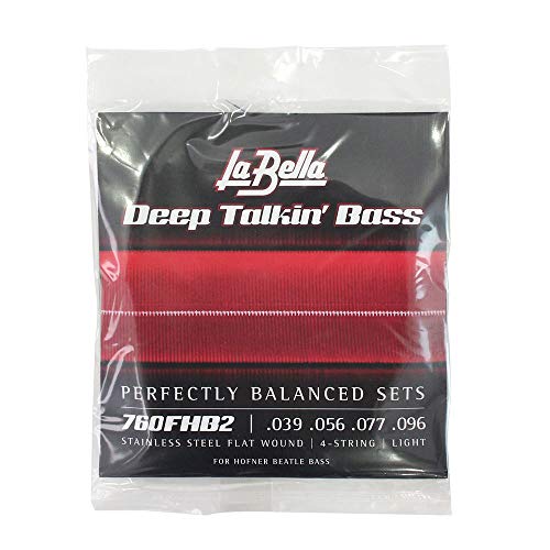 La Bella 760FHB2 39-96 Hofner Beatle Bass �w�t�i�[�x�[�X�p�� ×2SET