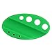 Tattoo Ink Holder, Microblading Pigment Cup Cap Stand Tools for Permanent Makeup Oval Silicone (Green)