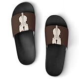 Chanclas Mujer Violín Sandalias Baño Piscina Playa Zapatillas Casa Pantuflas Slide