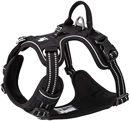 WINHYEPET True Love No Pull Dog Harness Extra Reflective Pet Harness for Small Medium Large Dogs Adjustbale for Running Walking Padded Soft Mesh Vest ...