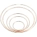 12 Anneaux Métal 10cm Pour Attrapes-Rêves Et Déco | Cerceaux Argentés Macramé, Artisanat Floral