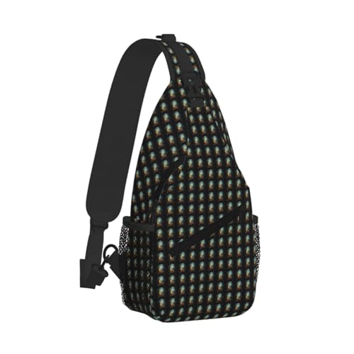 Bolsa de pecho cómoda para evitar peso mochila diagonal de música 2