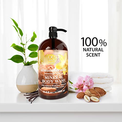 Dead Sea Collection Shower Gel for Women and Men, Body Wash with Pure Dead Sea Minerals and Sweet Almond Oil - Image 3