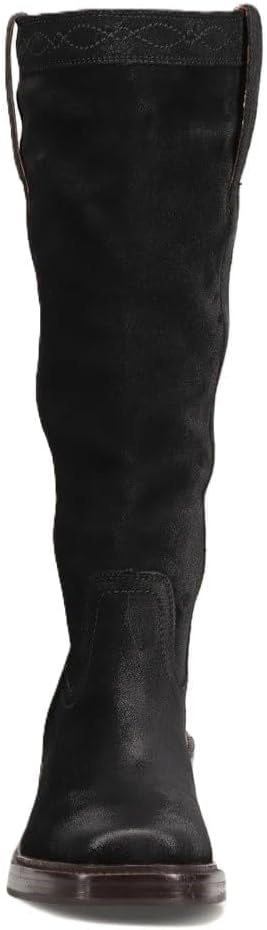 Frye Kate Pull On 14" Leather Boots for Women - Leather-Lined Riding - Stitched Wide Calf Boots for Women - Rubber Outsole for Shock Absorption - Pull-on-Design - 2 Inch Block Heel