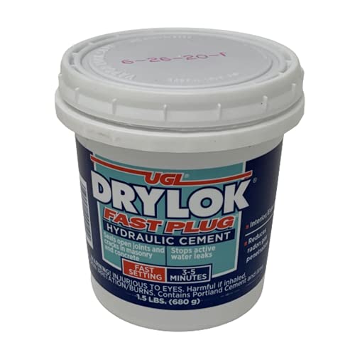 DRYLOK, 1.5-Pound 00919 Fast Plug, Gray