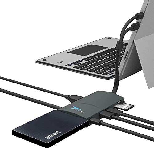 Hub USB 7 Puertos para Surface con Puerto LAN miniatura 5