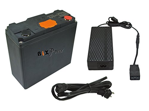 Bixpower 24V 24Ah (576 Watt-Hour) Super High Capacity Light Weight Rechargeable Battery With Ac Charger Hl2417B #TOP4