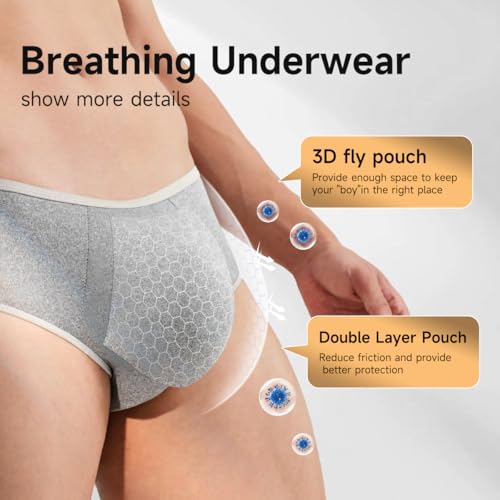 7/14 Pack Mens-Disposable-Underwear, Breathable Briefs Portable for Travel-Ready Gym Essentials3