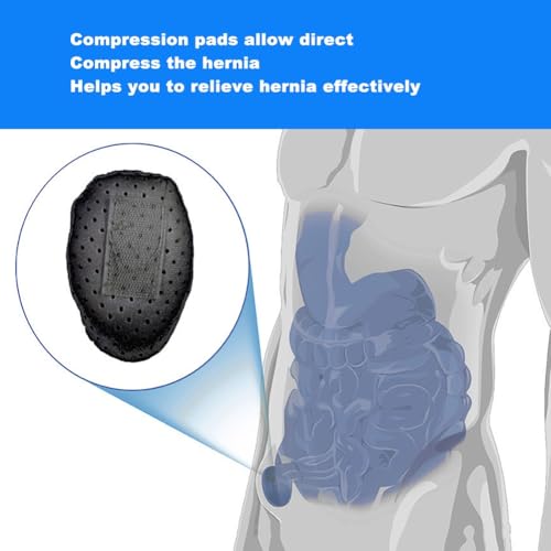 Faja para hernia ajustable para hombre talla única miniatura 4
