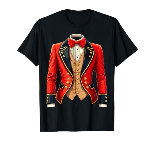 Ringmaster Costume Jacket Circus Performer T-Shirt