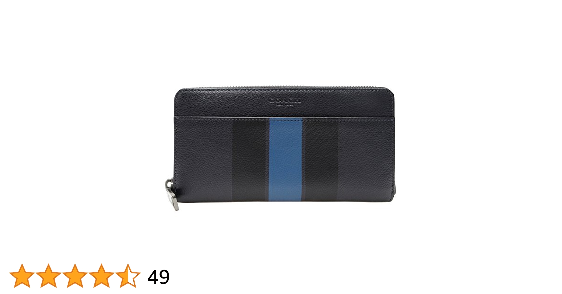未使用】 COACH 長財布 ネイビー × ブルー F75395 コーチ COACH