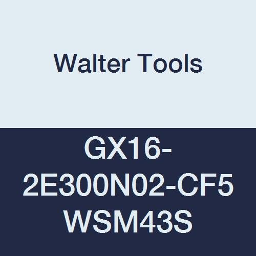 GX16-2E300N02-CF5 WSM43S Carbide Tiger-Tec Grooving Indexable Turning Insert, 0.008" Corner Radius (Pack of 10)
