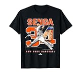 Number and Portrait Kodai Senga New York MLBPA T-Shirt