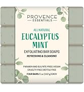 PROVENCE ESSENTIALS All Natural Bar Soap Set (Eucalyptus Mint)