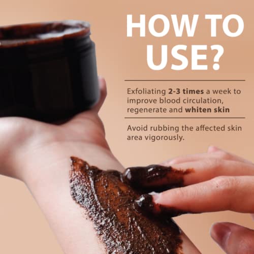 Milaganics Face And Body Scrub 100% Natural Robusta Ground Coffee Face Scrubs With Pure Brown Sugar, Natural Body Scrub, Exfoliating Body Scrub The Coffee Scrub Exfoliate For Body Scrubs For Women 10Oz #TOP6