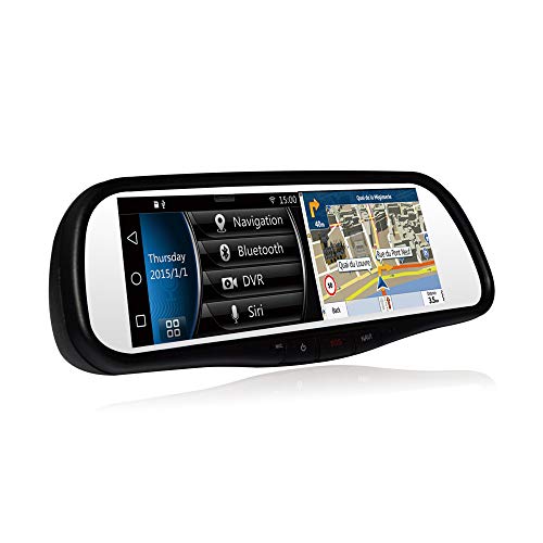 Audiovox Rvm740Sm 7.8 Inch Smart Mirror With Built In Bluetooth And Dash Cam Dvr #TOP2