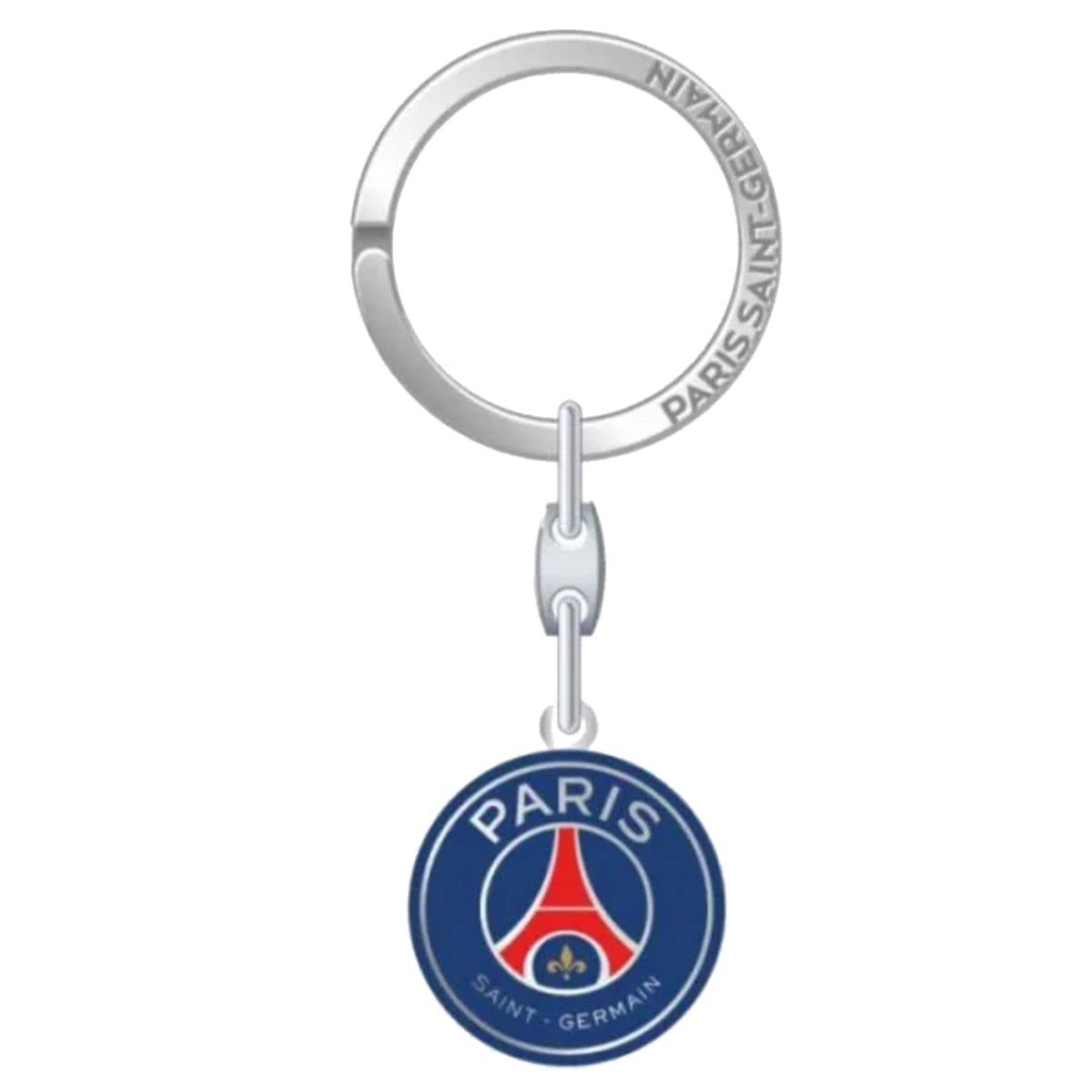 PSG 163PSG601BAL - Portachiavi a mezza palla, in metallo, 18 x 8,4 x 1,5 cm