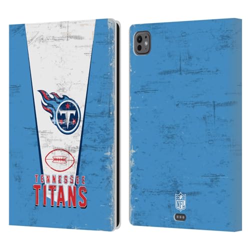 Protection iPad Pro 11 M4 NFL Tennessee Titans étui portefeuille