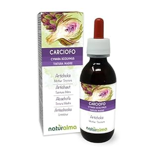 Carciofo (Cynara scolymus) foglie Tintura Madre analcoolica Naturalma - Estratto liquido gocce 120 ml - Integratore alimentare - Vegano