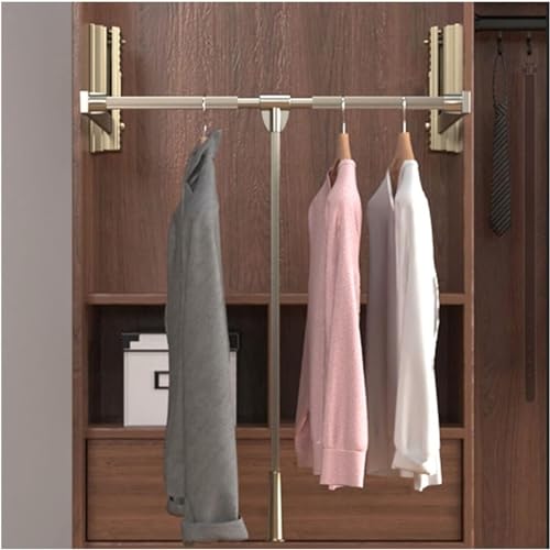 Tringles de garde-robe réglables pour optimiser les placards trop hauts