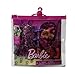 Barbie Clothes Set, Fashion & Accessory 2-Pack Dolls, 2 Dressy Floral-Themed Outfits with Styling Pieces for Complete Looks