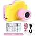 ASHATA Caméscope vidéo Puzzle caméra caméra vidéo numérique Enfants caméra vidéo, Enfants caméra Enfants Jouet caméra Enfants Appareil Photo Reflex, Jouets Cadeaux(Pink Yellow)
