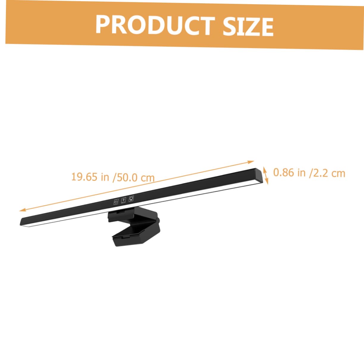 Barra de Lámpara de Monitor LED Diseño Asimétrico y Brillo Ajustable para Protección Ocular Compatible Pantalla y Computadora en Uso Multi-escenario