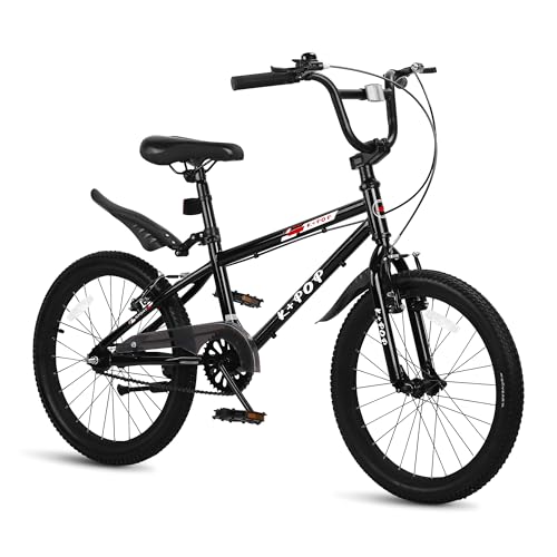 HIMcup Freestyle BMX Bikes, 20-inch Kids Mountain Bike, Steel Frame/Adjustable