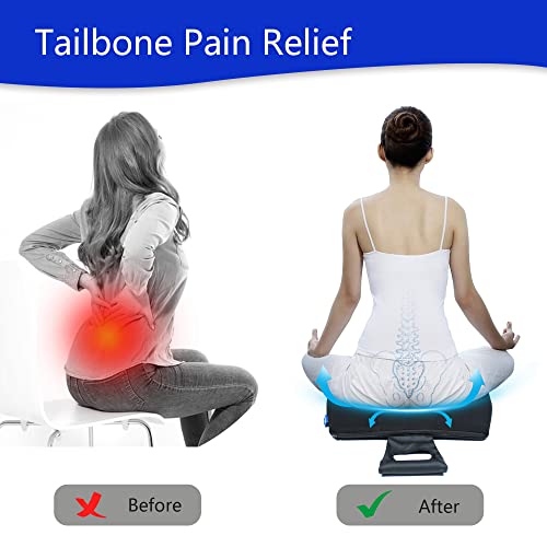 Autotrends SJ164A016-1 Gel Seat Cushion Cooling Coccyx Orthopedic Breathable Car Seat Cushion Anti Slip Backing Mat thumb #3