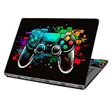 HYUTOTA Laptop Skin Sticker Decal,12' 13' 13.3' 14' 15' 15.4' 15.6 inch Personalized Laptop Vinyl Skin Sticker Cover Art Decal Universal Protector Notebook PC Cover Case (Game Controller)