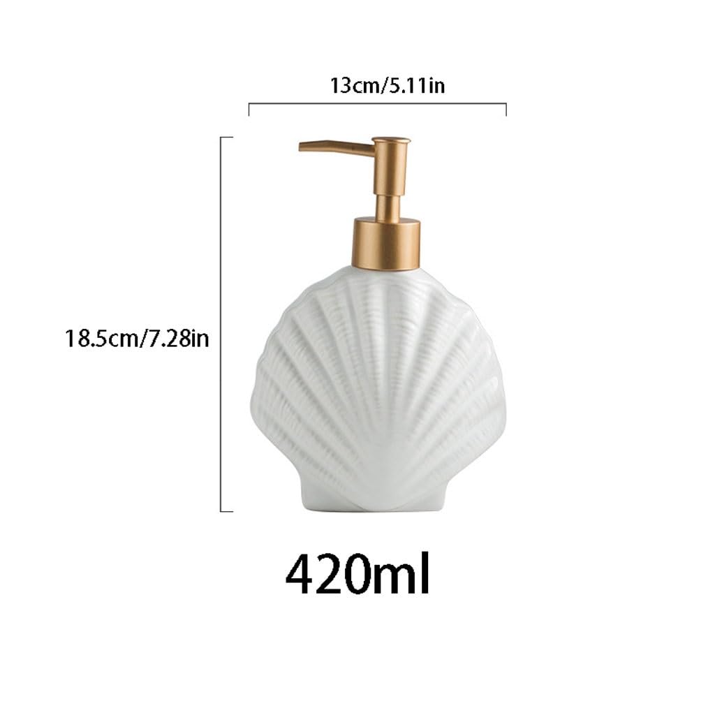 Dozowniki mydła w stylu nordyckim Push Design Wielofunkcyjny ceramiczny pojemnik na mydło w płynie Dozownik mydła wielokrotnego użytku Dozownik balsamu Dozownik mydła do łazienki (B)