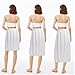 Coucoland Half Slips for Under Dresses - 3 Pieces Shirt Extenders Elastic Waist Underskirt Half Slip Comfortable Adjustable Slips