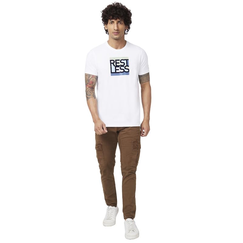 Image of Spykar Men Solid Slim Fit Sweater