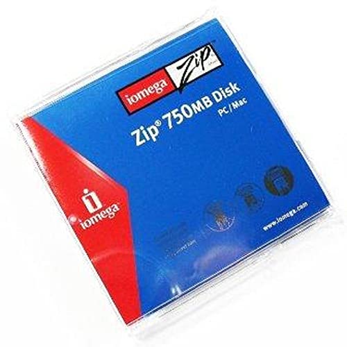Iomega Zip Disk 750MB PC/MAC (1-Pack) (Discontinued by Manufacturer)