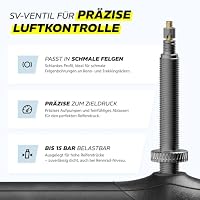 Alphatrail MTB Fahrradschlauch Rick 27.5 Zoll SV Französisches Ventil 2X Set mit Mobilitätsgarantie I Kompatible Fahrradreifen Schwalbe, Continental, Conti, Maxxis, Onza & Michelin Fahrrad Schlauch – Ansicht 6