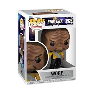 Funko Pop! TV:スタートレック次世代-ウォーフ-コレクション用ビニールフィギュア-ギフトアイデア-公式商品-子供と大人向けのおもちゃ-SFファン
