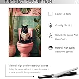 Zoom IMG-1 horakey divertente gatto nero con