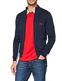 hugo boss cardigan homme Hochwertige Verarbeitung BOSS Herren Zoston_S21 Strickjacke, Navy410, XXL
