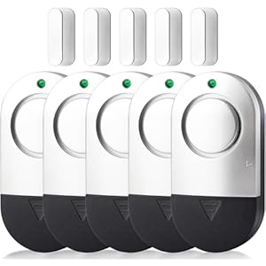 Window Alarm Sensors,120DB Door Alarms for Kids Safety, Door Chime, Burglar Alarm Window Alarms for Home