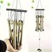 Wind Chimes for Outside, Garden Wind Chimes with 6 Aluminum Alloy Tubes and Hook, Perfect for Patio, Backyard, Garden, and Outdoor Decor