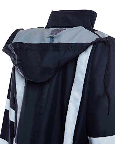 Image of Utility Pro, Lightweight Waterproof Rain Suit Jacket with Reflective Stripes