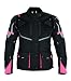 CHAQUETA TRICAPA 3/4 DE TODA ESTACIÓN PARA MOTO (MUJER) (M)