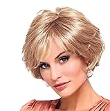 Raquel Welch Captivating Canvas Chin Length Layered Wig by Hairuwear, Average Size Cap, RL14/22 Pale Gold Wheat