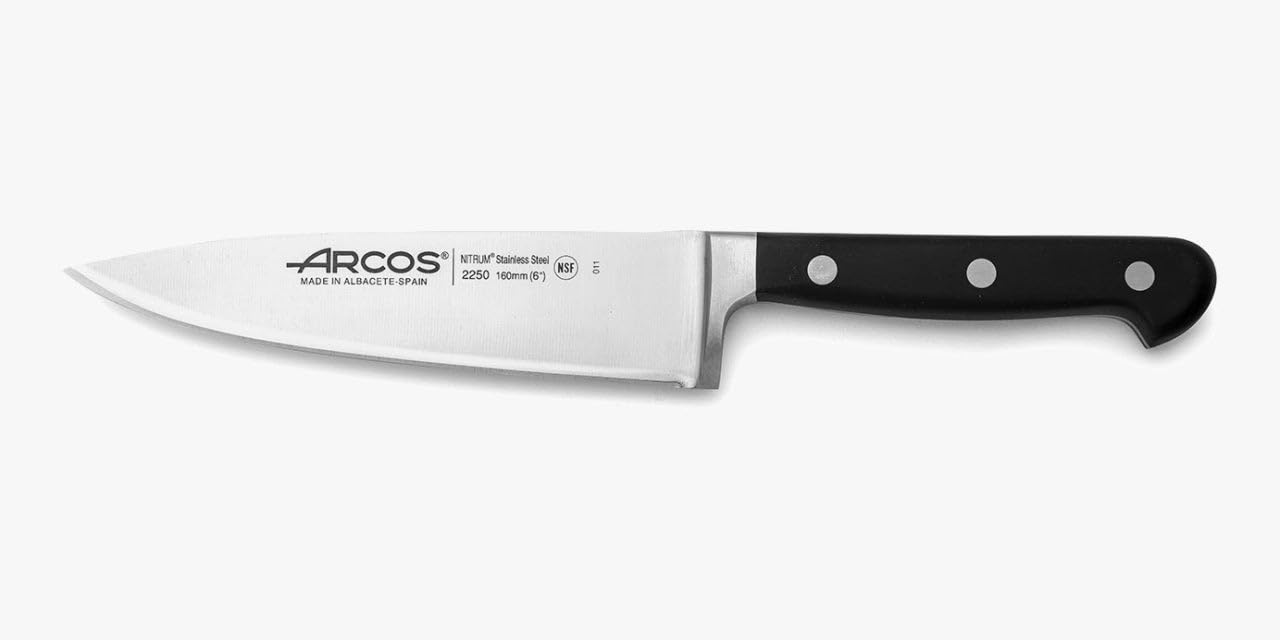 Couteau chef 160 mm Arcos Opera en acier inoxydable noir