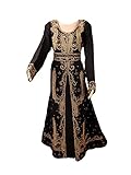 Abaya Kaftan Dress Kaftan Long Maxi Dubai Muslim Kaftaan Women Gown Moroccan Farasha Very Fancy Kaft