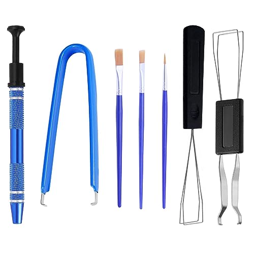 Keycaps Puller, Switch Puller, Tastenkappen Abzieher, Tastenkappen Entferner, Tastatur Entferner, Switches Remover, Keyboard Puller, Tastatur Abzieher,Zum Entfernen,Fixieren der Mechanische Tastaturen