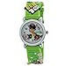 TimerMall Ben 10 Toy Cartoon White Dial Green Strap Quartz Kids Watches