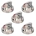 5 Pack DG64-00472A DG64-00347A Burner Knob Range Oven Dial Knobs replacement part Stainless Steel for Samsung NX58F5300SS NX58F5500SS FX510BGS Gas Range Replace 3447604 AP5949480 PS10058981