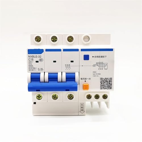 RCBO 3P C20A disjoncteur NXBLE-32 protège vos circuits des fuites 30mA